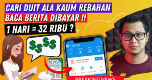 Aplikasi Baca Berita Penghasil Uang