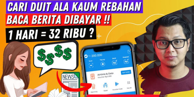 Aplikasi Baca Berita Penghasil Uang