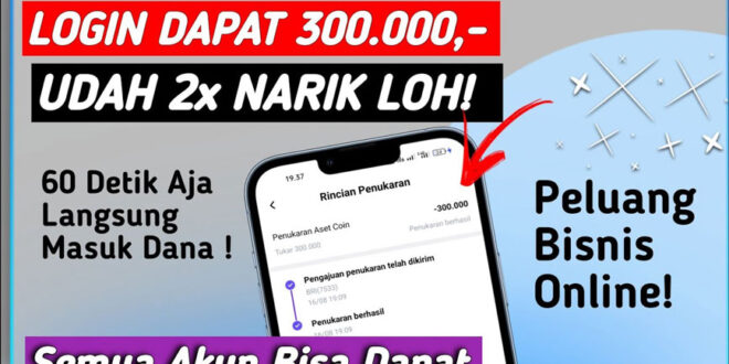 Aplikasi Penghasil Uang Langsung Masuk Rekening